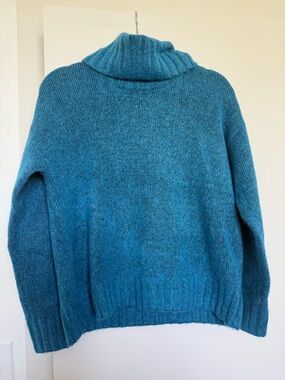 EUC Loft Women's Teal Turtleneck Sweater
